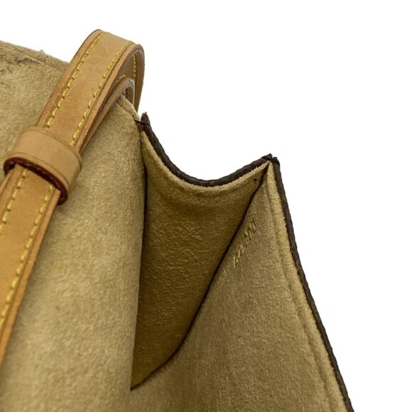 LOUIS VUITTON Pochette Twin PM Dark Brown Monogram Shoulder Bag 343-052525 - Picture 7 of 11